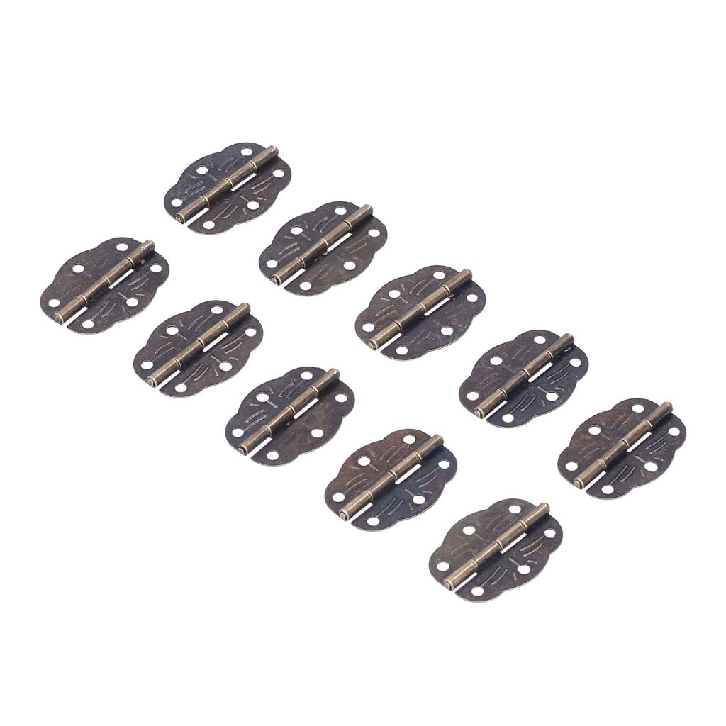 100PCS Box Hinges Mini Portable Corrosion Resistance Durable Iron Sheet Wooden Box Hinge