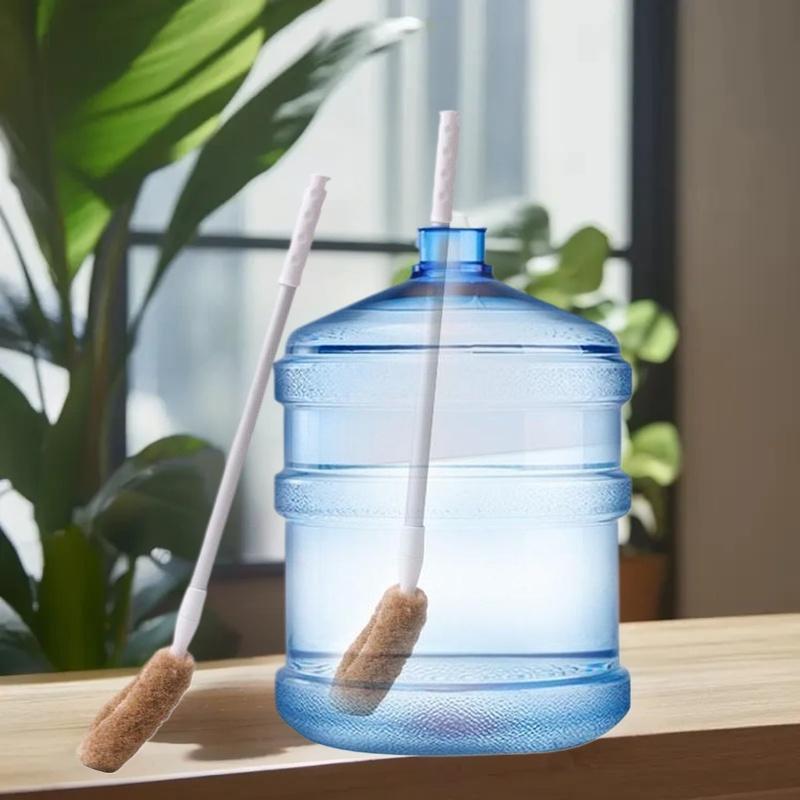 Bucket Brush Brush L-Shaped Cleaning Brush Aluminum Alloy Handle Suitable For Hanging Water Bottle Cleaning Products