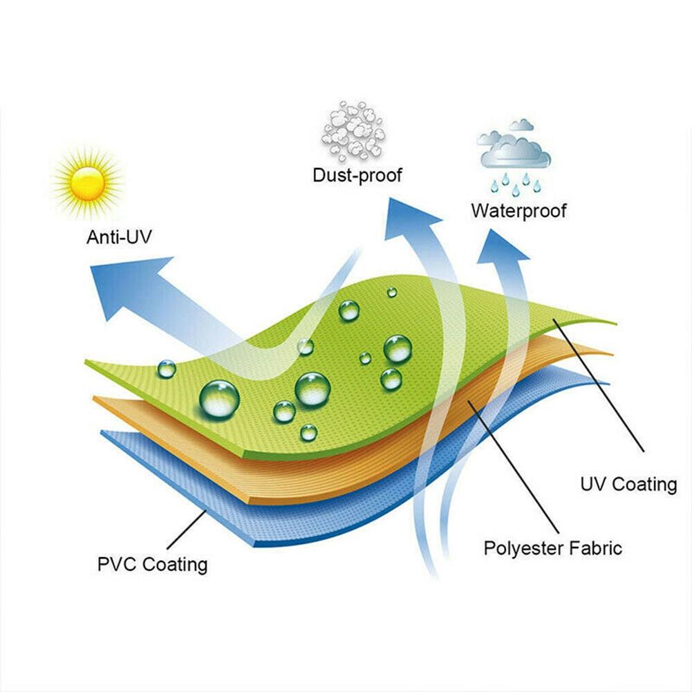 Wasserdichter Bankbezug Schwerlast Geeignet für Gartensofa 2 3 4 Sitzer
