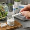 Aquarium Feeding Tool 3Pcs/Set Fish Food Scoops, Mini Measuring Spoons, 0.02 0.1 0.25 Tiny Scoop Little Plastic Scoops for Feeding, Shrimp