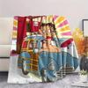 Betty Boop2 Flannel Blanket, High quality Comfortable for All Seasons, Home Decor, Warmth and Comfort