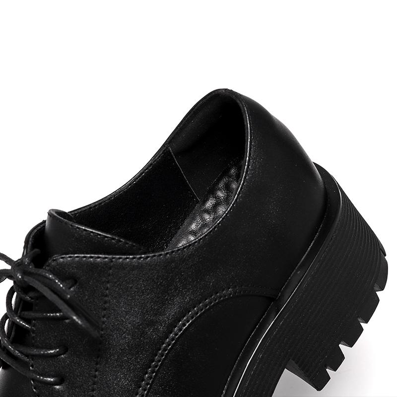 Hight Quality 2024 Spring New Leather Shoes For Men's Solid Black Hombre Daily Business Casual Dress Height Increasing Shoes