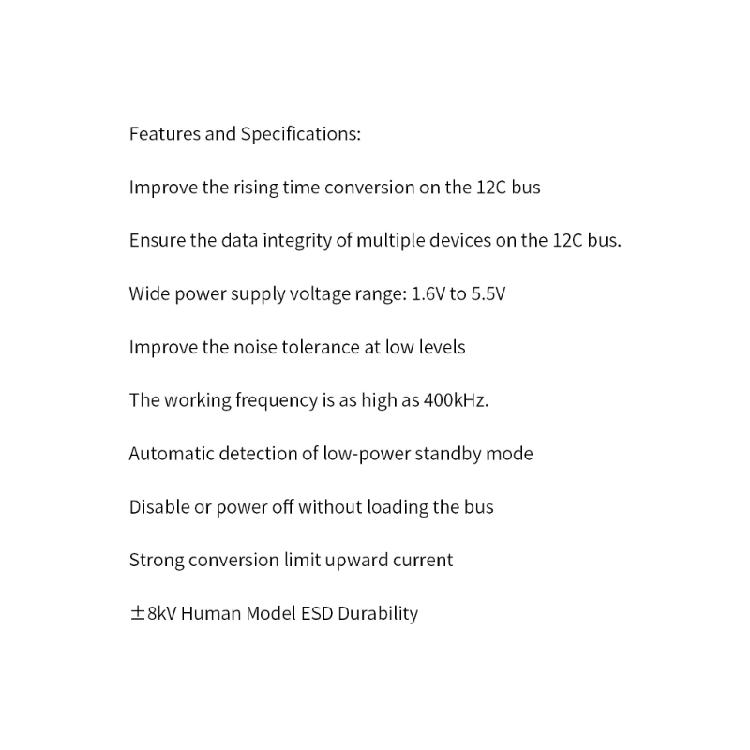 1.6V-5.5V Easy Installation Amplifier Module Data Transmission Electromagnetic LTC4311 I2C Extender Active Termination