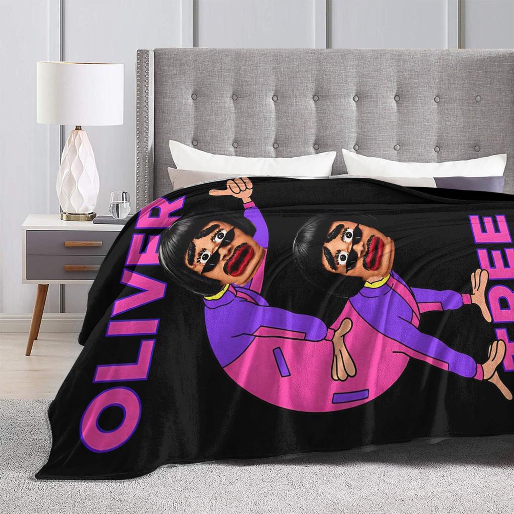 In loving memory OT Oliver Tree Blankets Flannel Funny Warm Throw Blanket for Chair Covering Sofa Winter