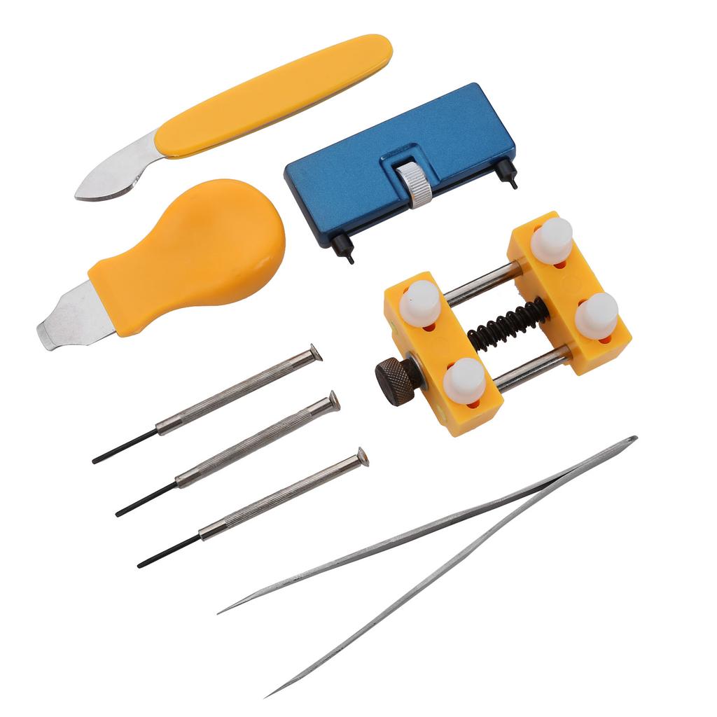 8pcs Watch Back Case Cover Opener Removal Tool Watch Repairing Battery Replacement Tool