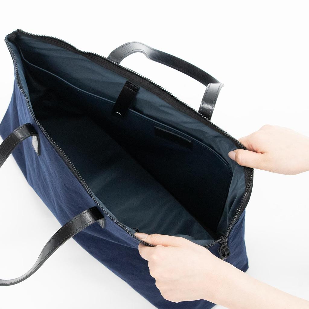 Elephant tote habit neo nylon tote bag Lightweight PC storage [Root] "KONBU®" <UNISEX>TOTEBAG water-repellent (pistachio)