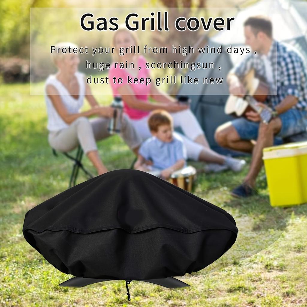 Durable Heavy-Duty Grill Cover, Compatible with Weber Q1000 & Q2000 Gas Grills, Special Protector for Outdoor Barbecue