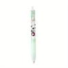 12pcs Cartoon Panda Box Press Pen Cute Metal Pen Clip Press Neutral Pen Black Signature Pen ST0.5mm Black Back To School Season