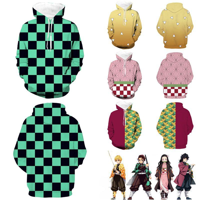 Demon Slayer Kimetsu No Yaiba 3d Printed Hoodie Sweatshirt Cozy Pullover Coat