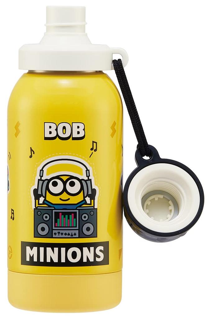 Skater Water Bottle Single Layer Stainless Steel Bottle 580ml Room Temperature Healthy Drink Minions SSSC6-A