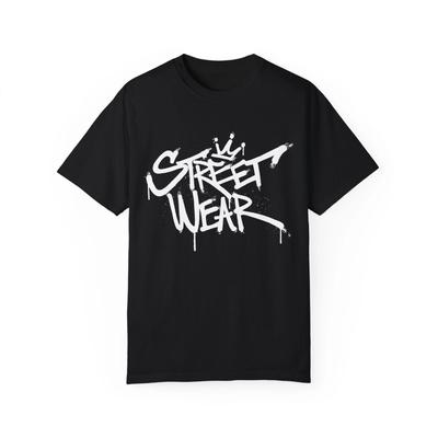 Street Wear Urban Graffiti Kunststil Zitat :: Unisex stückgefärbtes T-Shirt