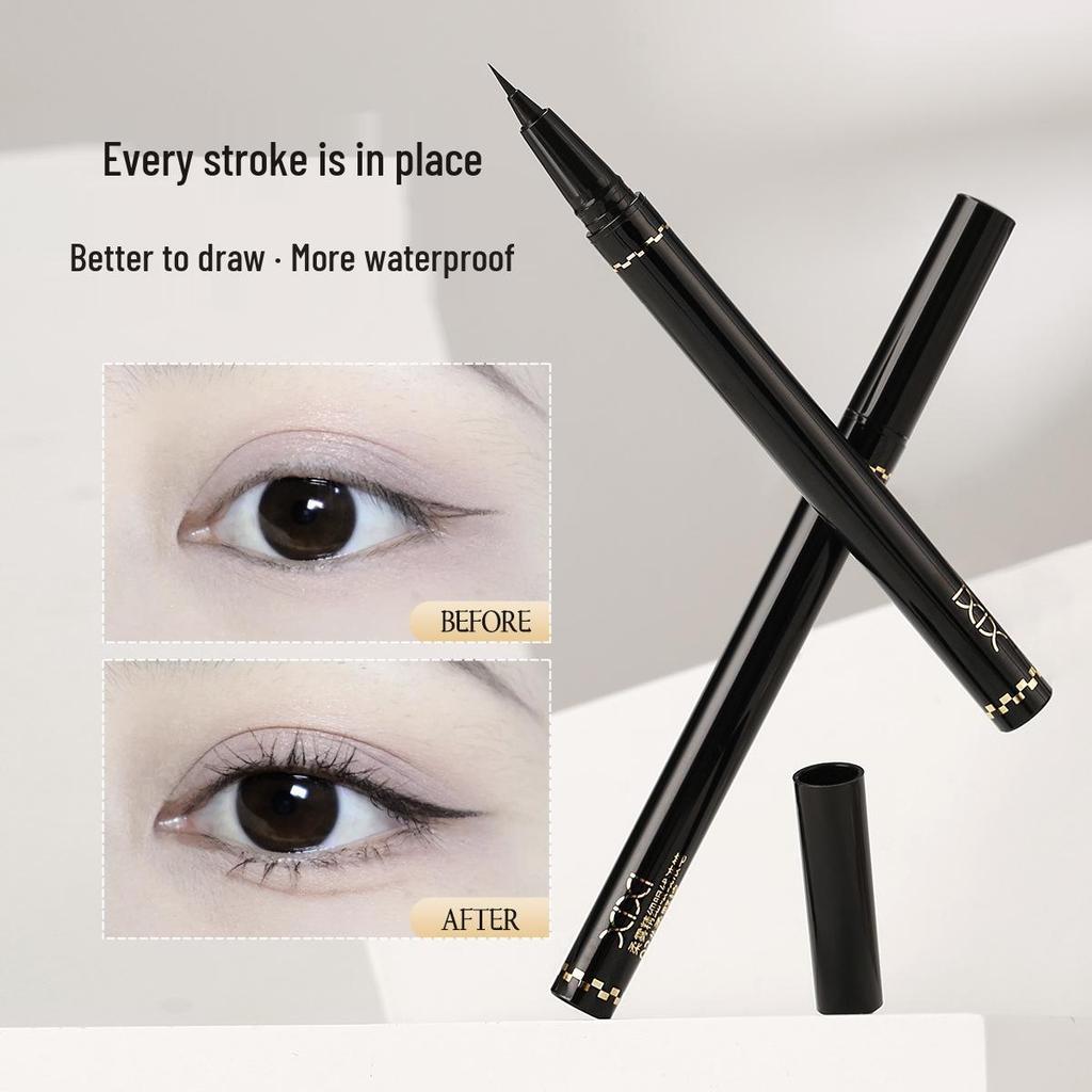 Makeup Xixi Ultra-Fine Soft Mist Eyeliner: Waterproof, Sweat-Proof, Long-Lasting, No Smudge, Perfect for Lower Lash Line & Waterline.