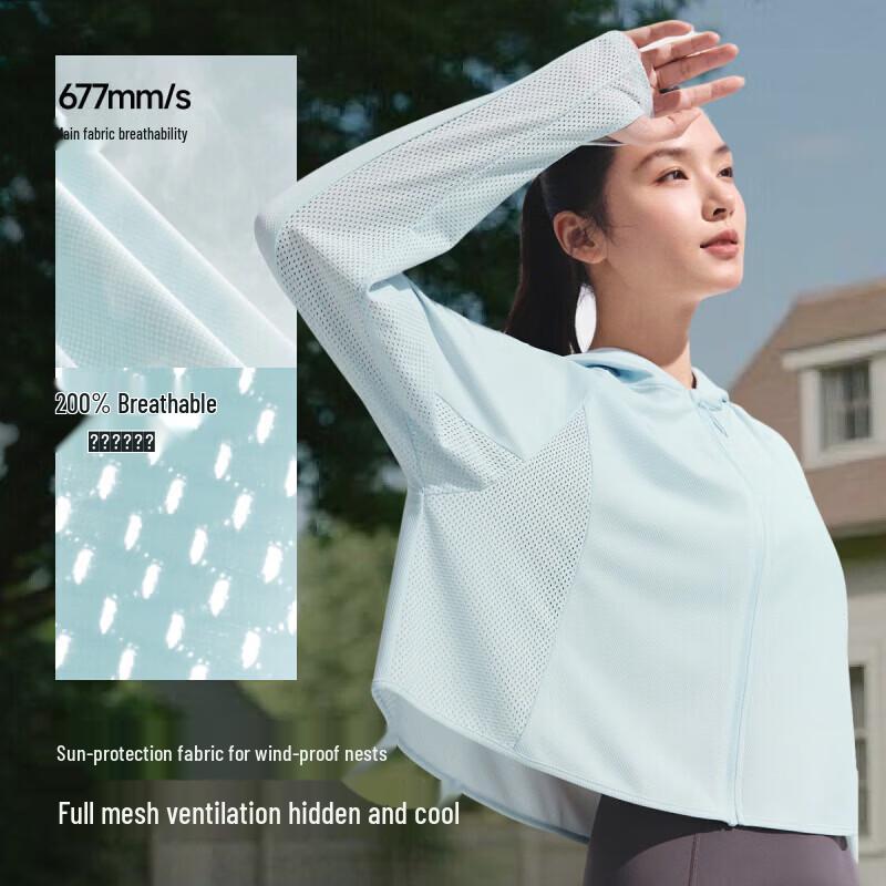 Beneunder Leichte Damen Kapuzen-Sonnenschutzkleidung