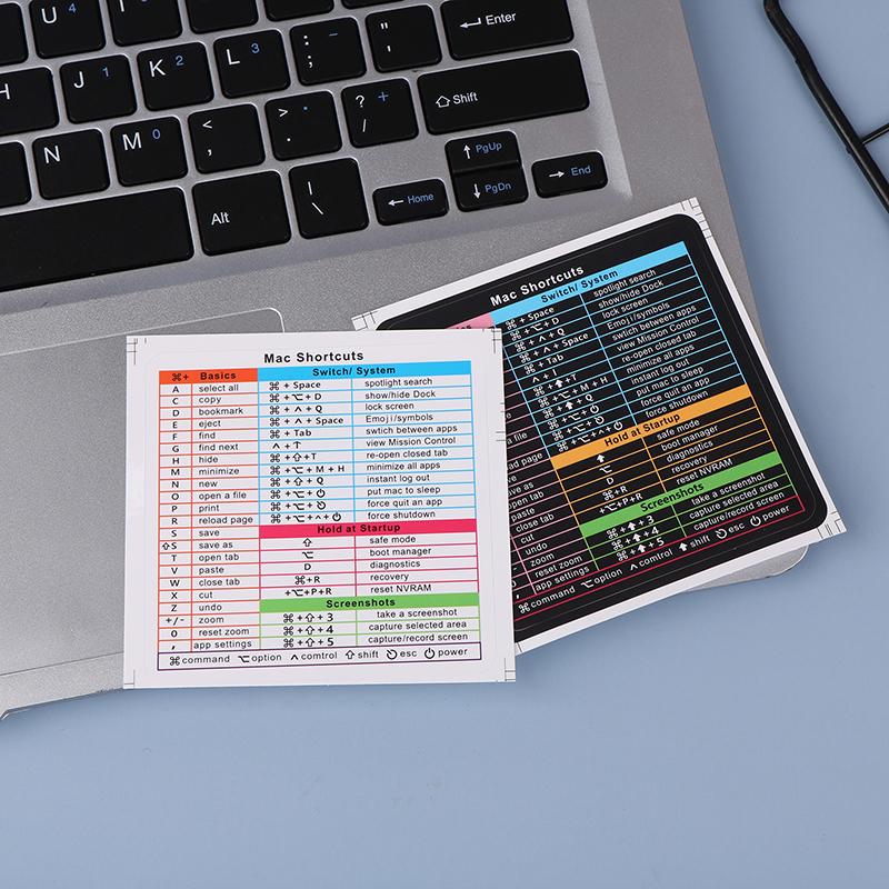 2 ks Windows/Word referenční klávesnice Nálepka se zkratkou k počítači Lepidlo Odnímatelné samolepky Pro rychlý referenční průvodce klávesnicí