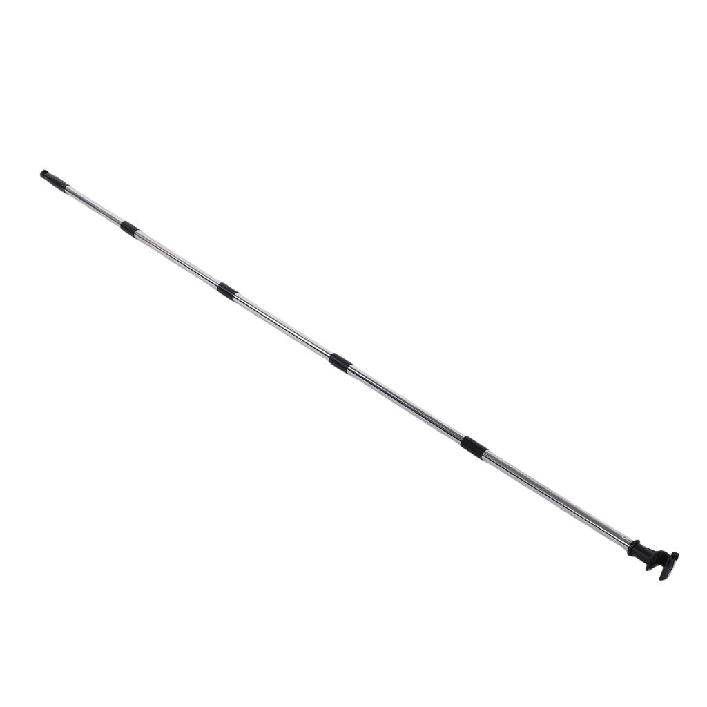 Cârlig telescopic pentru fereastră din oțel inoxidabil modular, 78,7 inci, tijă deschizătoare pentru ferestre de acoperiș, pentru luminatoare, jaluzele și pod