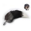 Stainless Steel Fox Tail Dog Tail Metal Anal Plug Adult Sex Toy