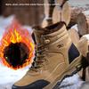 Safety Shoes for Work Man Thickened Warm Steel Toe Men's Boots Anti-smash Anti-puncture Work Boots Wear-resistant Winter Boots