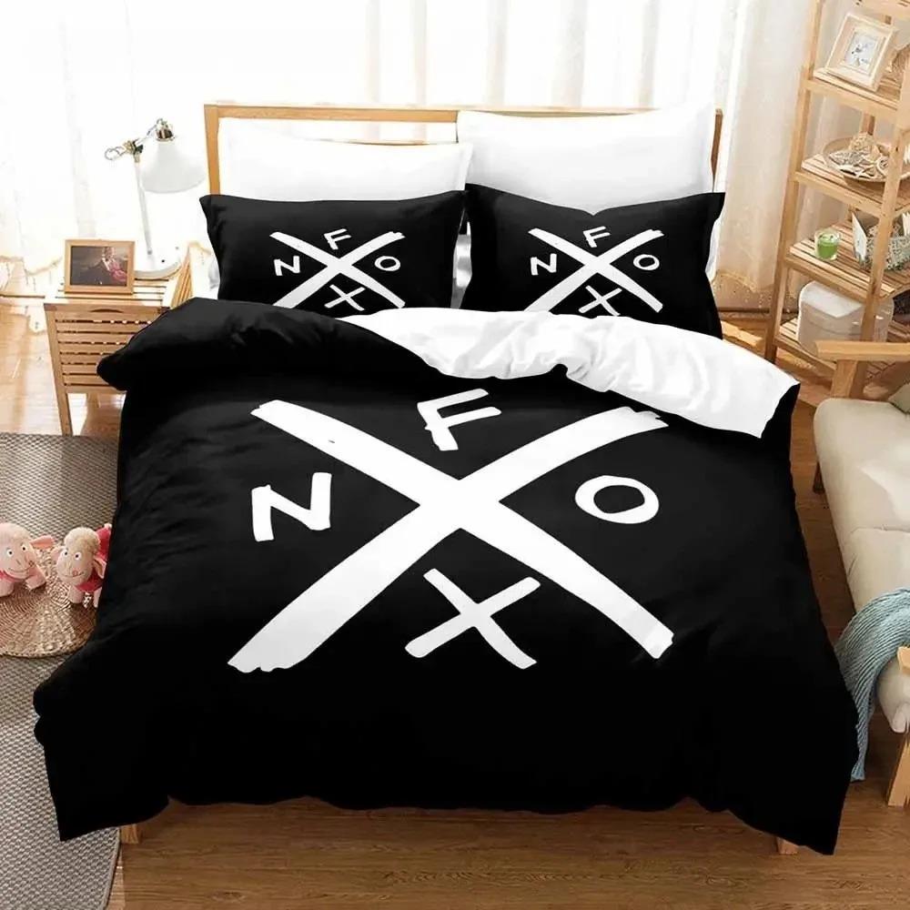 New Nofx Rock Band Bedding Set Single Twin Full Queen King Size Bed Set Adult Boy Bedroom Duvet Cover Sets 3D Anime