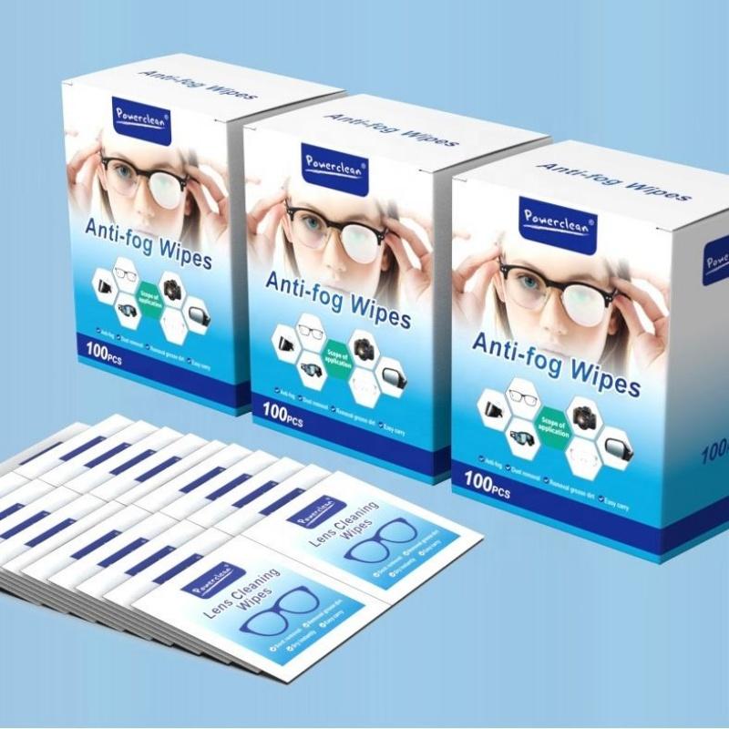 300Pcs Lens Cleaning Wet Paper Disposable Glasses Anti Fog Misting Dust Remover Wipes Sunglasses Phone Screen Cleaner