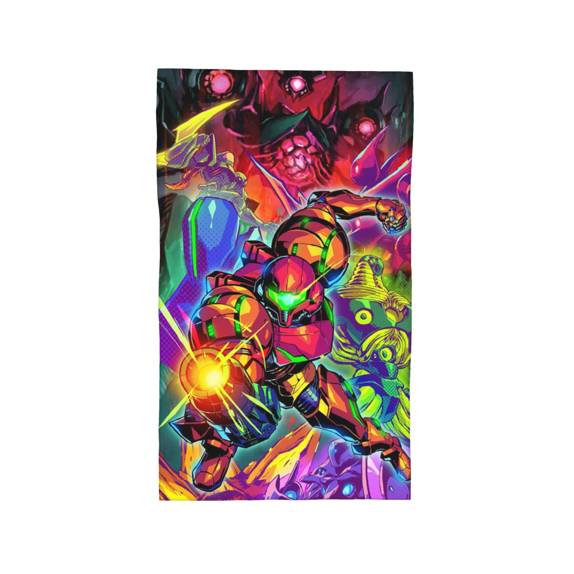 

Metroid II Return Of Samus Soft Face Towel Quick Dry Pool Bath Cotton Towels Absorbent W30*H60(CM)