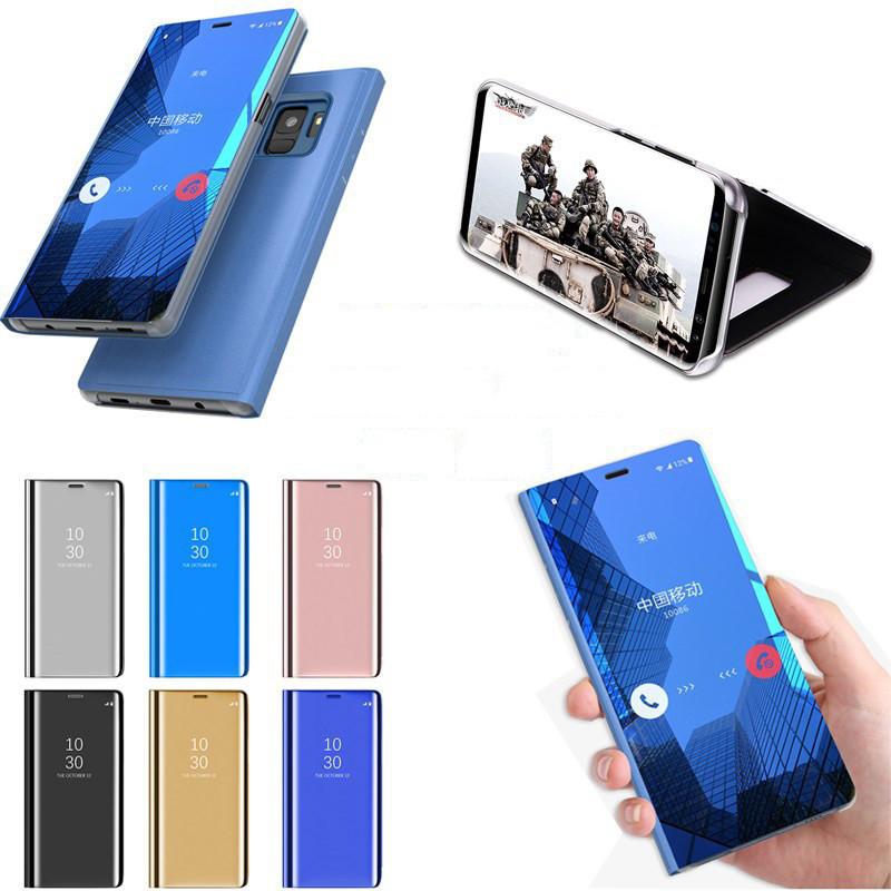Elegante Luxus Smart Sleep Wake Up Flip Ständer Halter Hülle für Samsung Galaxy S8/s9