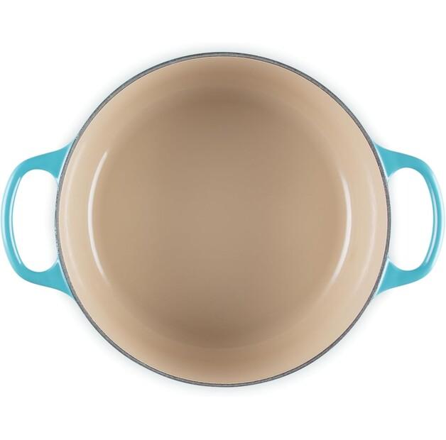 Cast Iron Roaster Le Creuset Signature Round 24 Cm Caribbean 4.2 L (21177241702430)