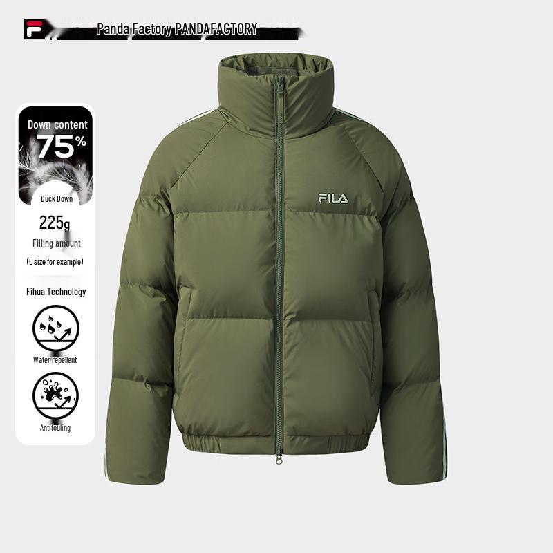 Fila Unisex Casual Stand-Collar Down Jacket