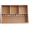Maple Solid Wood Desktop Organizer Box for Business Cards Stationery Key Holder Storage