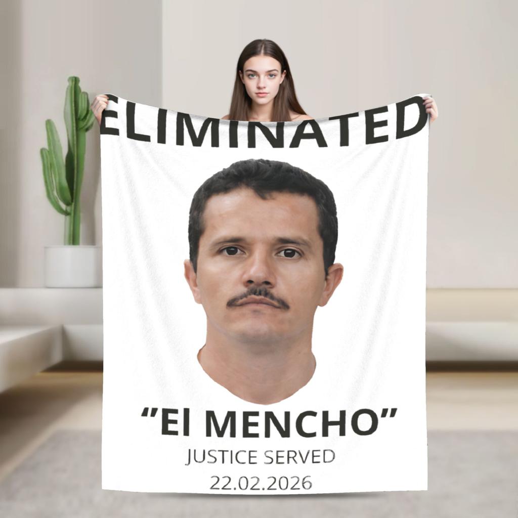 El Mencho Blankets Fleece Summer Air Conditioning Breathable Super Warm Throw Blanket for Bedding Travel Rug Piece