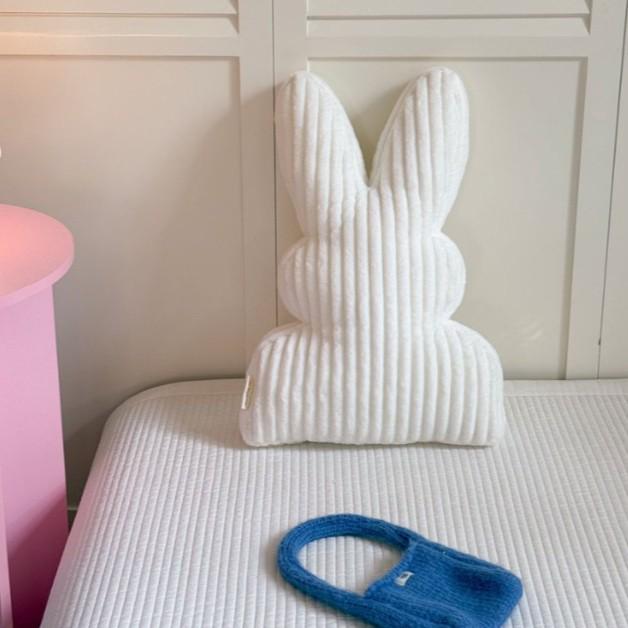 

Striped Rabbit Plush Throw Pillow – Soft, Skin-Friendly Cushion for Home Decor Gift 40x55x10cm (580g)