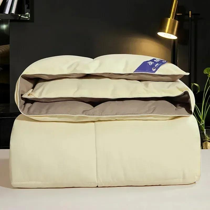 High Grade White Goose/Duck Down Comforter Duvet Winter Quilt Blanket Filler with Cotton Cover Thick Twin Full Queen King Size