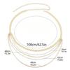 European and American Jewelry Hip-hop Trend Style Multi-layer Fringed Diamond Chain Waist Chain Retro Sexy Body Chain Female