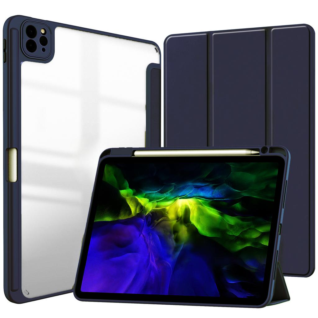 For iPad 10.2 Protective Case with Pen Slot, Acrylic Tablet Cover, Air 4/5