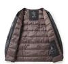 S611 Men's Thick Hooded Winter Down Jacket with Removable Liner