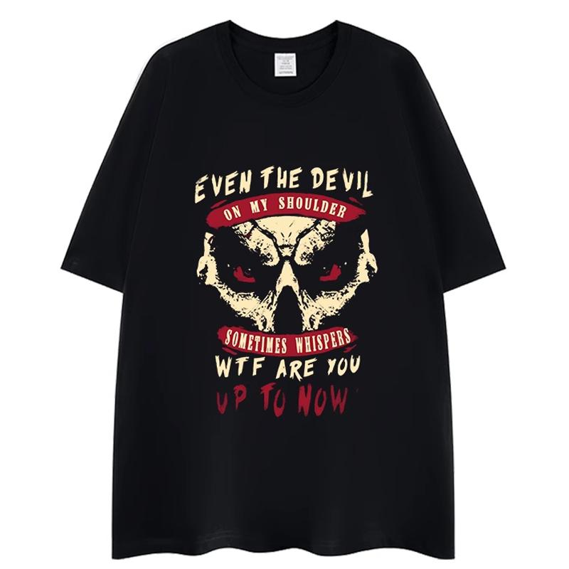 

Mens TShirt Cotton Fox Graphic Oversized DTG Printing Summer Korean Fashion Short Sleeve Tees Tops Y2k Streetwear Clothing S