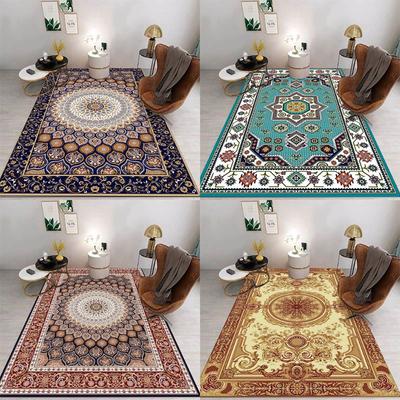 Bohemian Persia Large Area Carpet Soft Anti-slip Wear-resistant for Indoor and Outdoor Mats Living Room Bedroom Easy To Clean