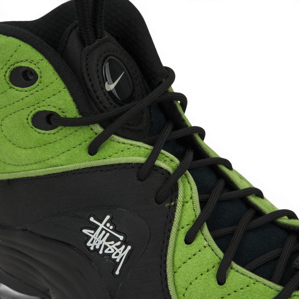 Stussy x Nike Air Penny 2 Vivid Green Unisex-Sneaker Schwarz DX6933-300