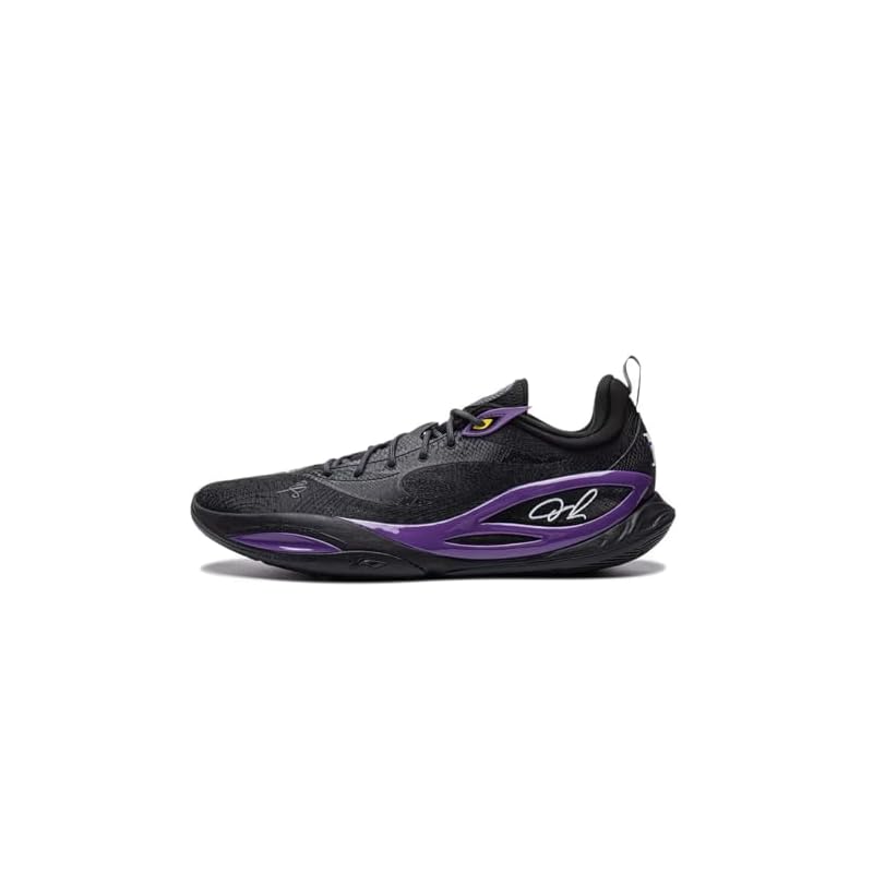 [Li-Ning] WADE DLO 2 Basketball Shoes for Men, Lightweight, High-Rebound, Competition/Training Use, Black, 26.5cm