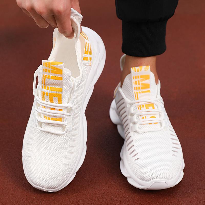 Men Cool Running Shoes Summer Fashion Luxury Breathable Comfortable Non Slip Sneakers Outdoor Training Basketball Lace Up Shoes