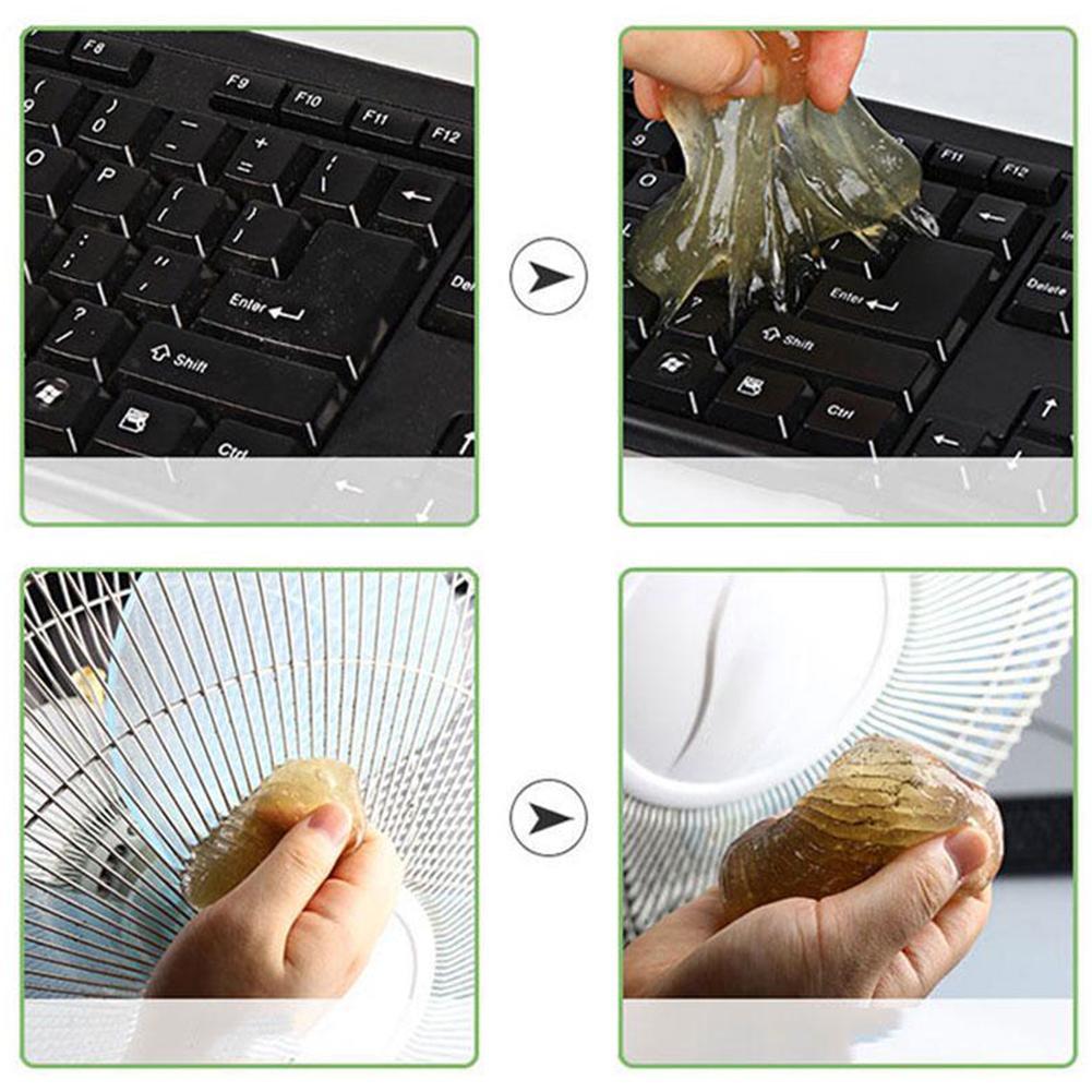 

Чистка автомобиля Мягкий клей Автоматическая приборная панель Автомобильное вентиляционное отверстие Пыль Инструменты Стержень Глиняные изделия Кристаллический гель E6X2