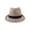 Oversized Men's Fedora, Woven Large-headed Gentleman's Hat
