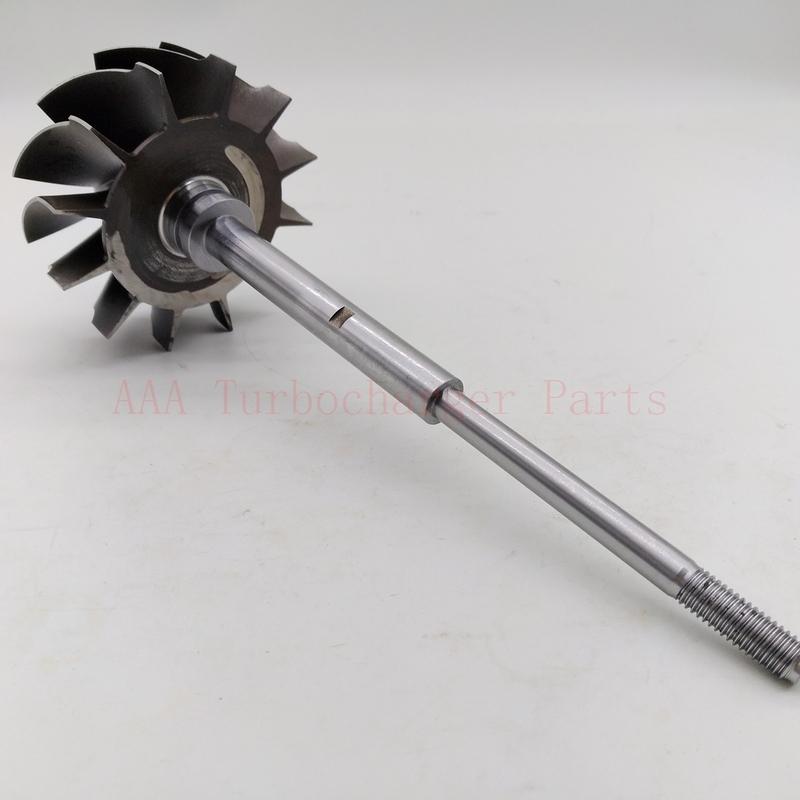 HY55V HE551V HE561V Long shaft Turbo Parts Turbine Wheel 72x86mm,12blades,Supplier by AAA Turbocharger Parts