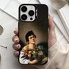 C-Caravaggio-O P-Painting-G  Phone Case For iPhone17,16,15,14,13,12,11 Plus,Pro Max Black Candy Silver Plated Cover
