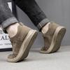 New men's shoes leather surface warm shoes men's sports and leisure board shoes men's shoes