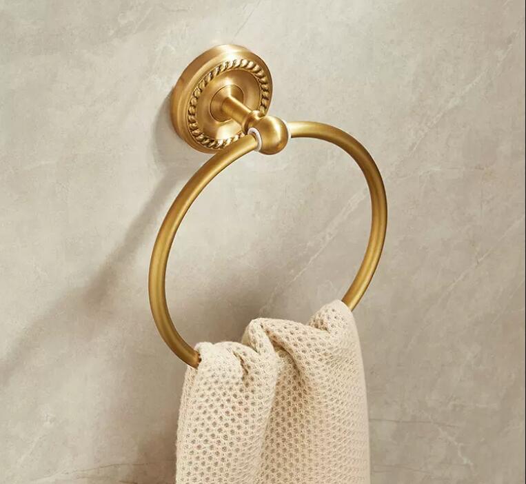 Bathroom Accessories Brass Antique Towel Rack,Paper Holder Toilet Brush Holder,Towel Hanger,Hooks,Towel Ring Bath Hardware