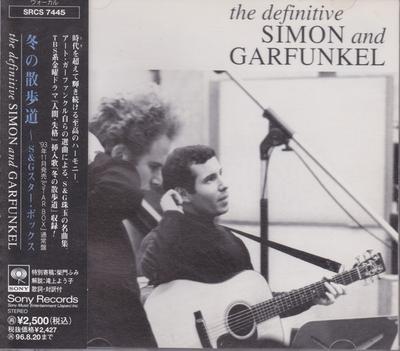 CD SIMON & GARFUNKEL - The Definitive Simon & Garfunkel SRCS7445 Sony 1994 Japan Rock Used