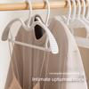 5/15/25/35pcs Wide Shoulder Hangers, Short Neck Non-Slip Mark-Free, Space Saving Closet Organizer for Home Dorm Wardrobe