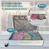Set of 8 Vacuum Storage Bags for Clothes with Pump, Available Sizes 50x70/60x80/80x100cm, Space Saving, Leak-Proof, Transparent
