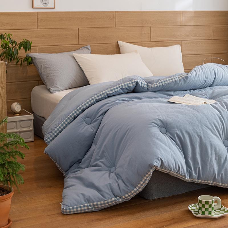 Thickened Soybean Fiber Quilt - Warm and Temperature-Regulating for All Seasons