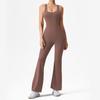 Slimming Yoga Dance Jumpsuit: Body-Shaping, Hip-Lifting, Micro-Flare Fitness Wear